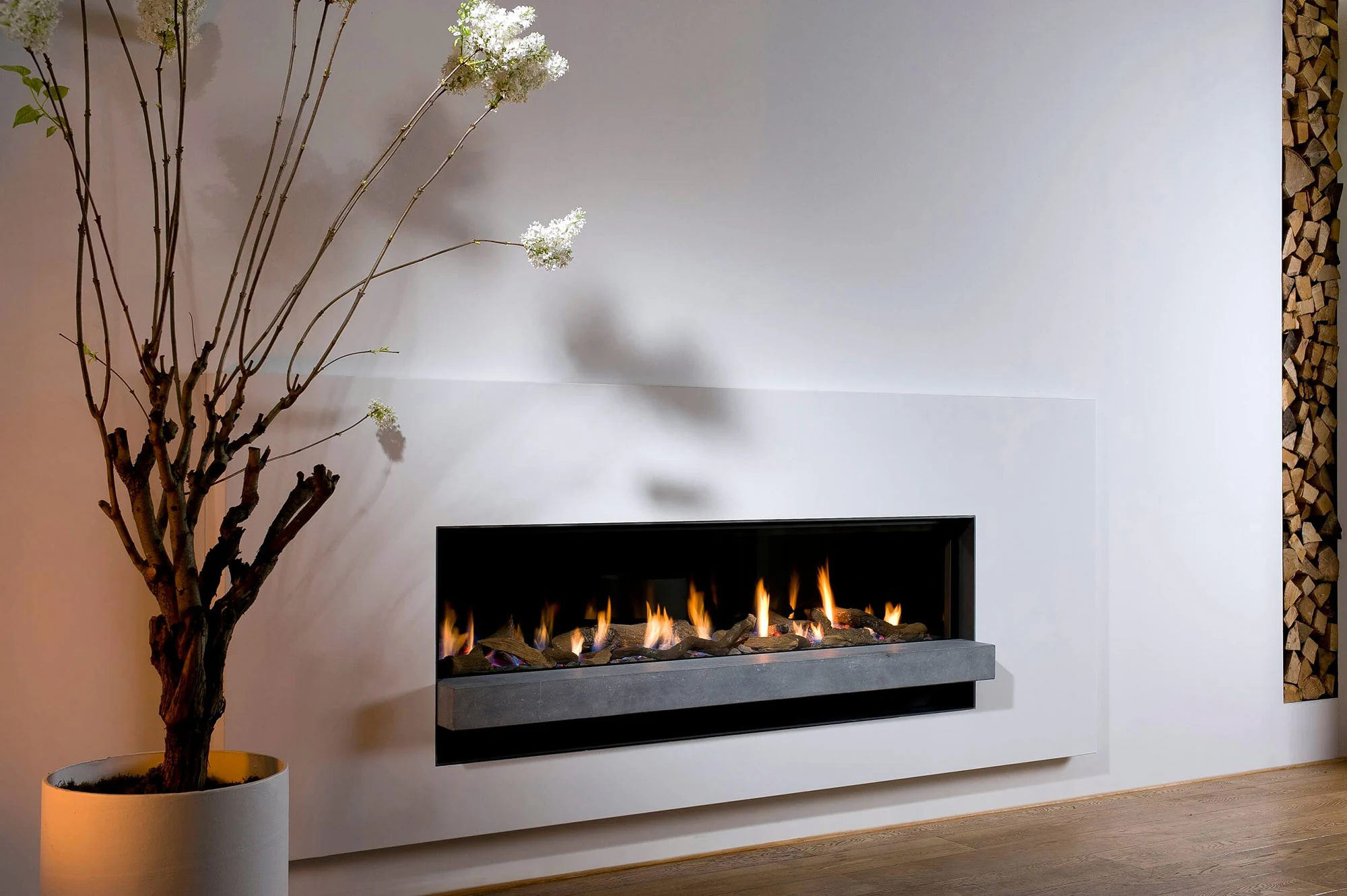Horizon Bell XXL – Gaskamin im Wohnraum